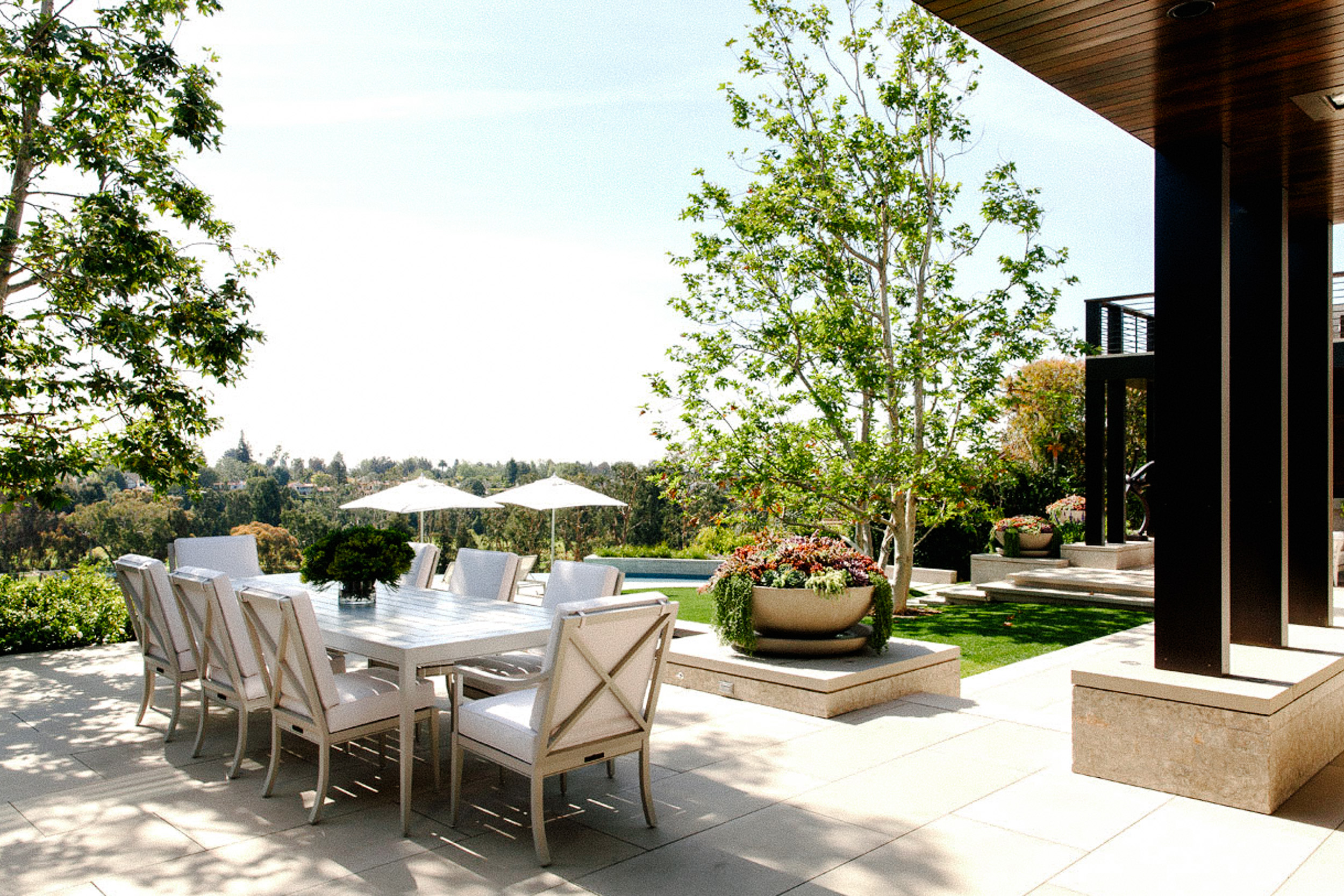 A garden in Pacific Palisades